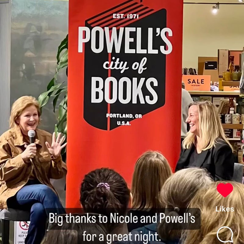 Author Christiana Smith speaking at book release