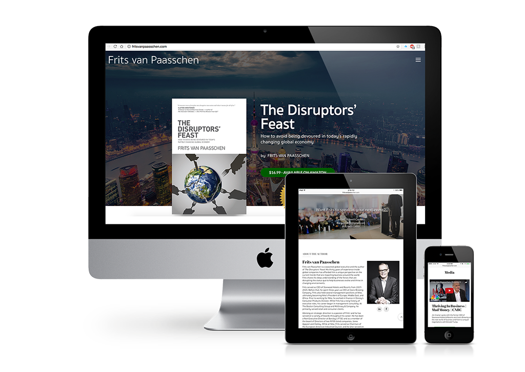 Frits van Paasschen website responsiveness across multiple devices