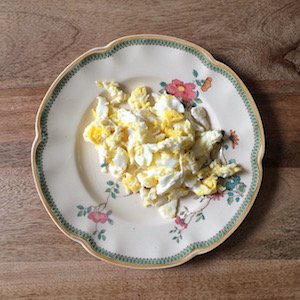 Why I Eat Scrambled Eggs On Fine China (And Why You Should Too)