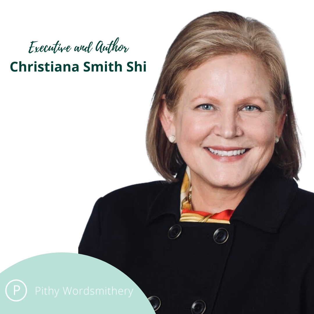 Q&A with Executive and Author, Christiana Smith Shi