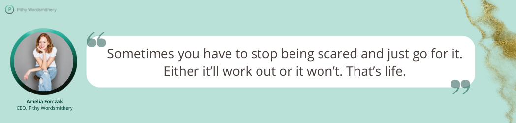 amelia forczak quote